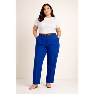 Vintage Levi Strauss Bend Over Pants Royal Blue Deadstock 24W 38 Made in USA NWT